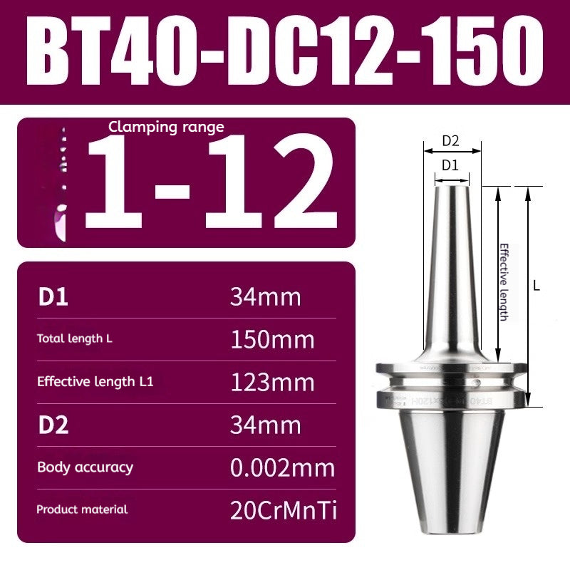 10045 BT30/BT40/BT50-DC high precision back-pull tool holder Shandong Denso Pricision Tools Co.,Ltd.